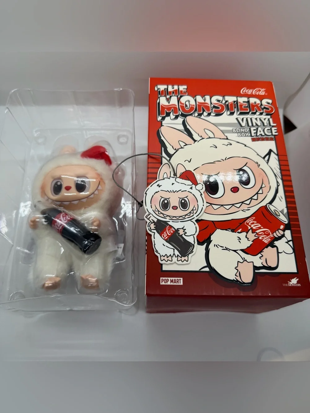 Pop Mart Labubu The Monsters Coca-Cola Discontinued Plush Pendant Surprise Shake